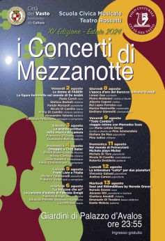 Locandina Concerti di Mezzanotte